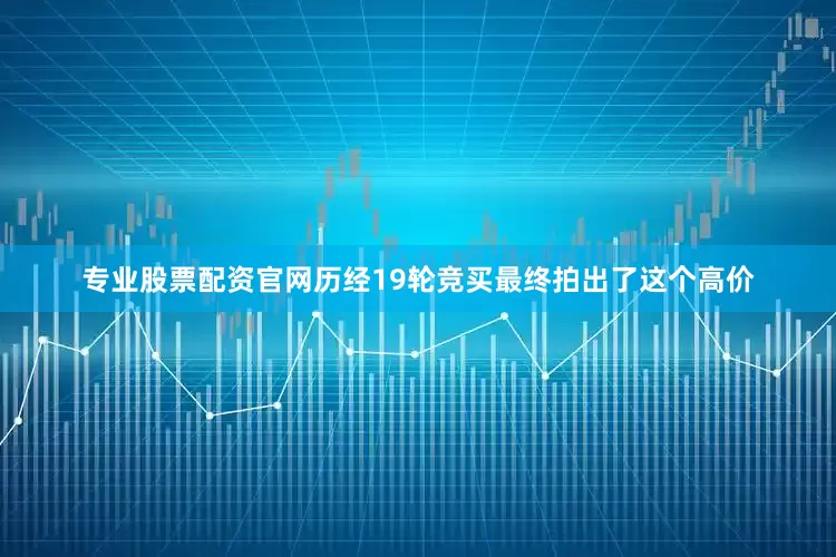 专业股票配资官网历经19轮竞买最终拍出了这个高价